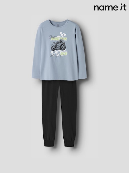 Name It Blue Racing Car Pyjamas Set (V40990) | £21