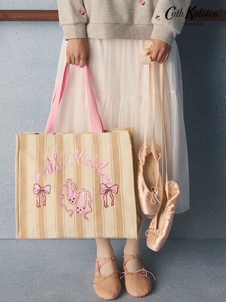 Ballet Shoes - Cath Kidston Stripe Tote Bag
