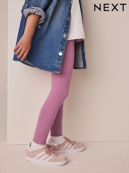 Pink - Fleece Lined Cosy Leggings (3-16yrs)
