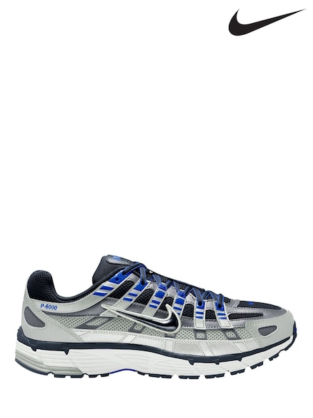 Grey Blue - Regular Nike P-6000 Trainers