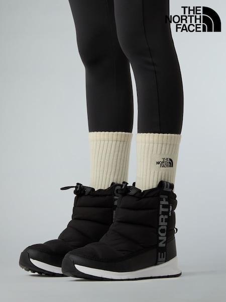 Black - The North Face Youth Thermoball Pull On Snow Boots