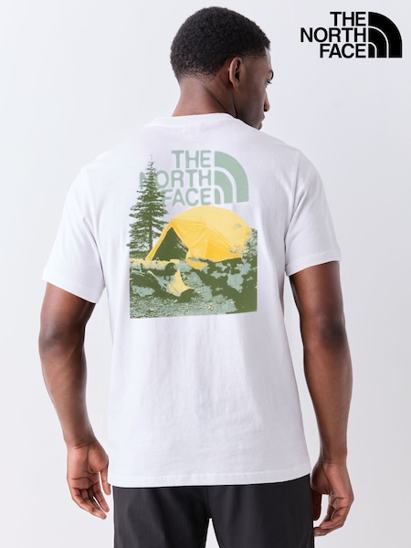 White - Regular The North Face Back Graphic T-shirt