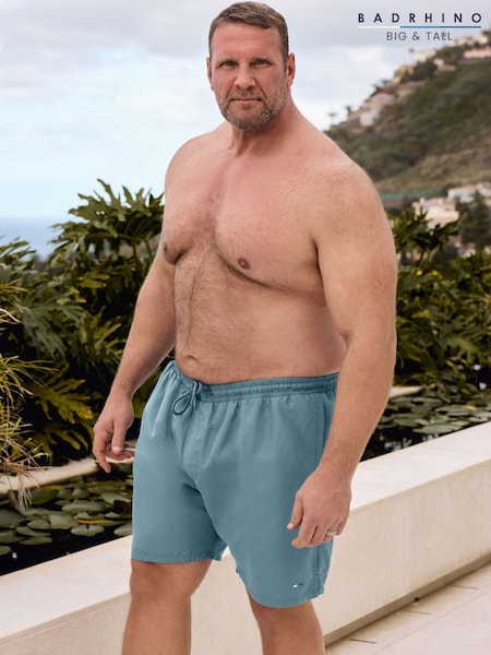 BadRhino Big & Tall Blue Milan Swim Shorts (V44706) | £23