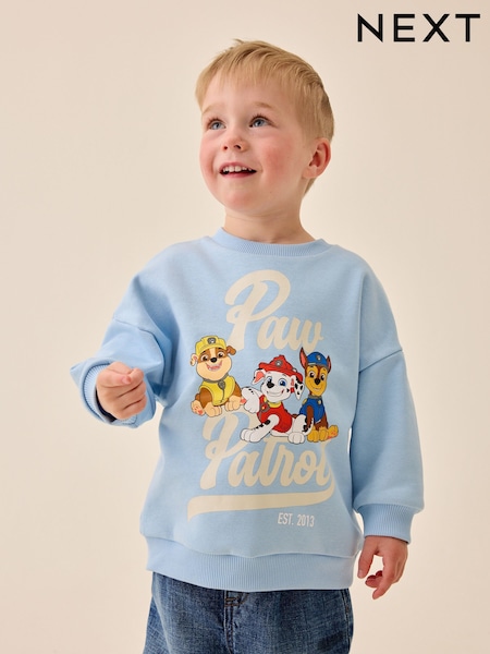 Blue - Paw Patrol Printed Crew Sweatshirt (9mths-8yrs)