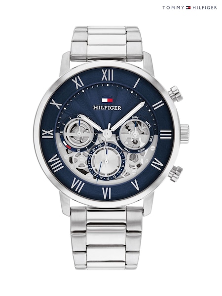 Silver Tone - Regular Tommy Hilfiger Stainless Steel Bracelet Watch