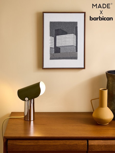 Made.com Block Embroidered Wall Art
