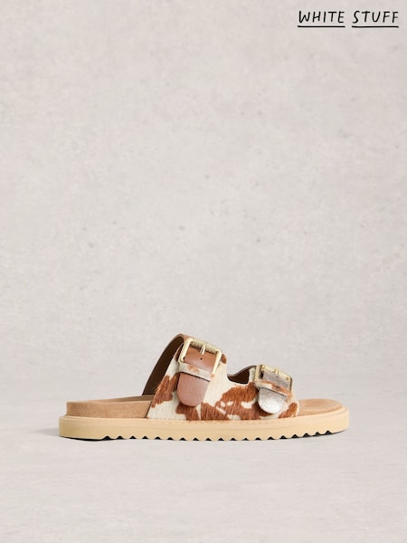 White Stuff Brown Patty Footbed Sandals (V46566) | £65