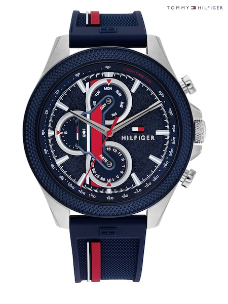 Tommy Hilfiger Blue Watch With A Silicone Strap (V46668) | £169