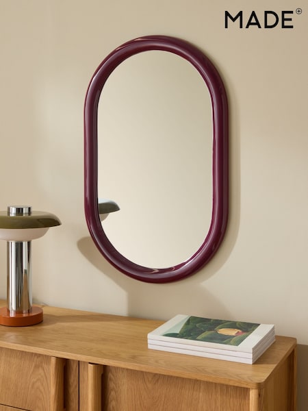 Made.com Reya Oval Mirror