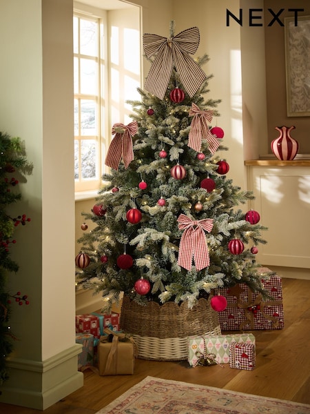 Nordmann Fir Pre Lit Christmas Tree