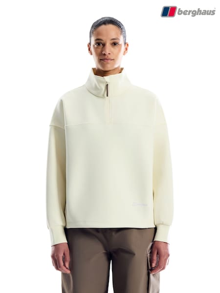 Cream - Berghaus Meadowfield Half Zip Fleece