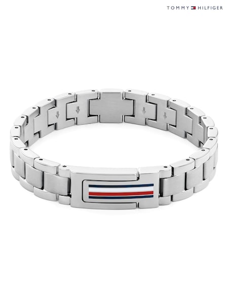 Tommy Hilfiger Silver Stainless Steel Bracelet (V48901) | £69