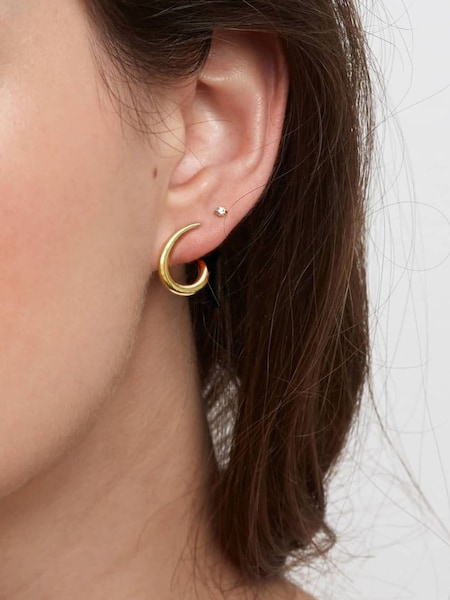 Dinny Hall Gold Toro Twist Studs Earrings (V49025) | £140