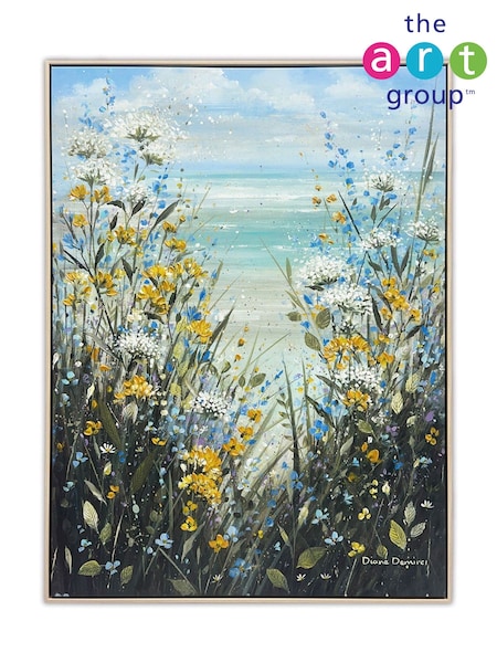 The Art Group Blue Coastal Breeze I Framed Canvas (V49685) | £90