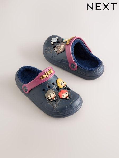 Navy - Harry Potter Warm Lined Slipper Clogs