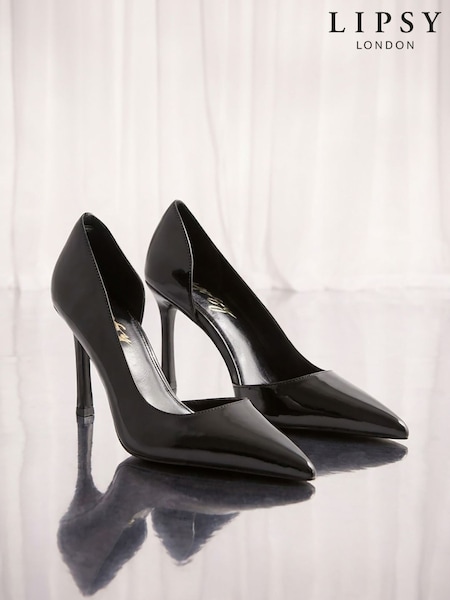 Black - Lipsy Closed Back Dorsay High Heel Court Shoes