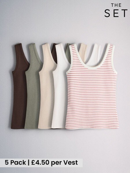 Buy Women's Vests Stripe Tops Online | Next UK