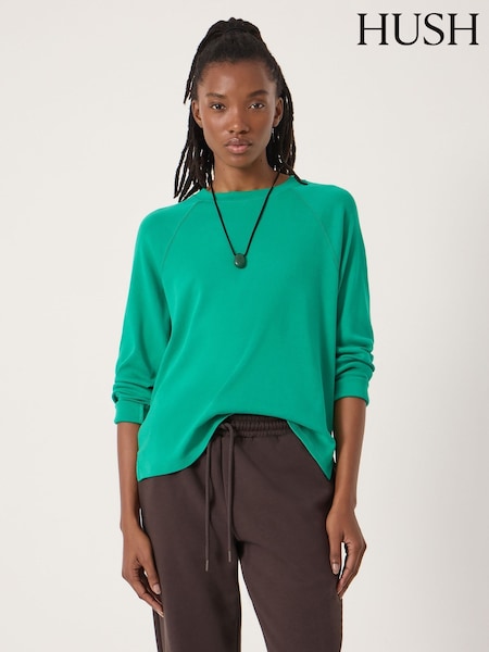 Hush Green Matilda Raglan Top (V51053) | £40