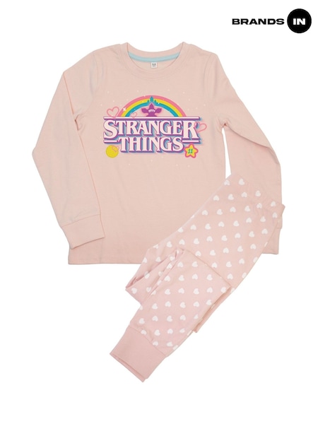 Brands In Pink Netflix Stranger Things Cute Logo Pyjamas (V51284) | £22