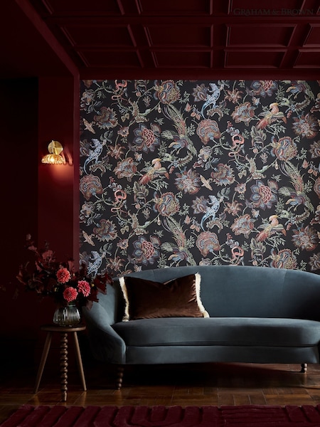 Graham & Brown Black Eternal Weave 10M Wallpaper (V51664) | £190