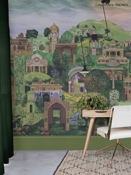 Graham & Brown Multicolour The Lost City Fixed Size Mural 4m x 2.5m (V51871) | £300