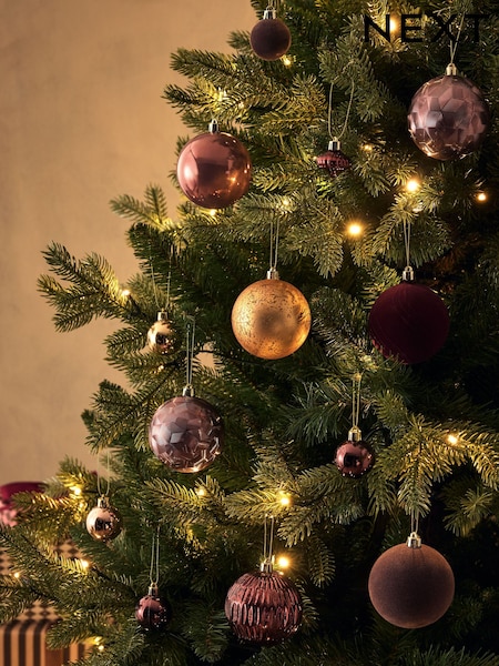 50 Pack Shatterproof Christmas Baubles