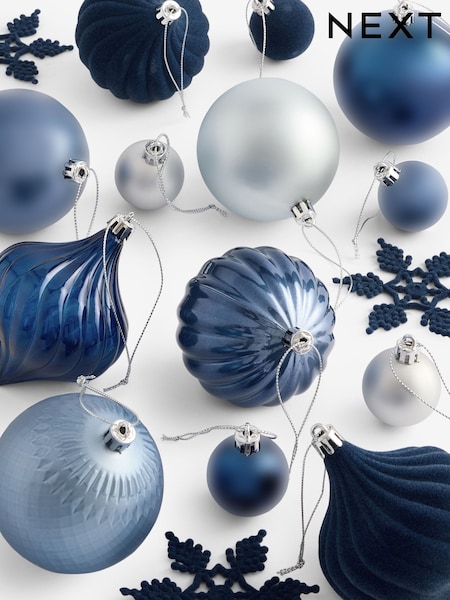50 Pack Shatterproof Christmas Baubles