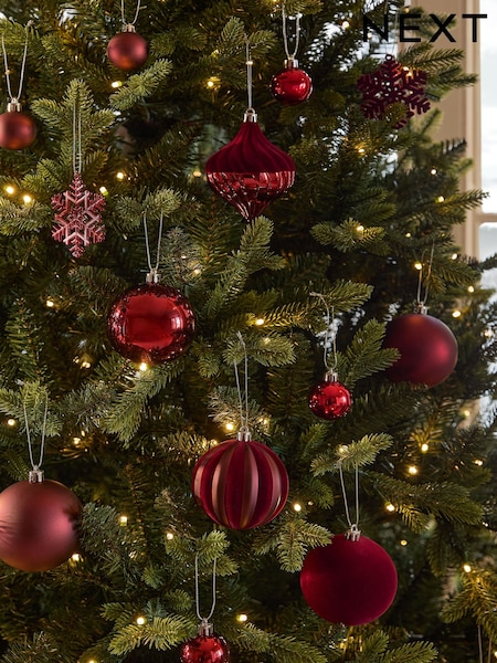 50 Pack Shatterproof Christmas Baubles