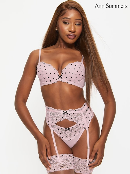 Ann Summers Pink Pad Plunge Sexy Lace Underwired Bra (V52864) | £18
