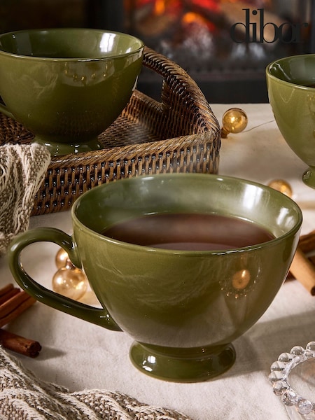 Dibor Green Footed XL Mug (V53364) | £18