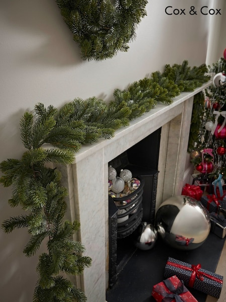 Cox & Cox Green Fabulously Full Faux Pine Garland (V53602) | £45