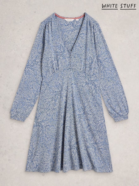 White Stuff Blue Meg Jersey Dress (V53753) | £59