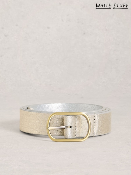 White Stuff Silver Reversible Leather Belt (V53768) | £29