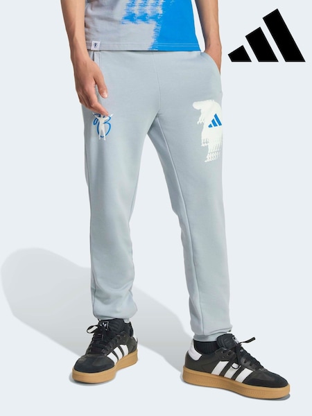 adidas Grey Jude Bellingham Tracksuit Bottoms (V54018) | £35