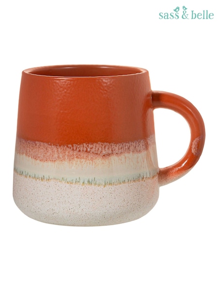 Sass & Belle Orange Mojave Glaze Mug (V54315) | £13