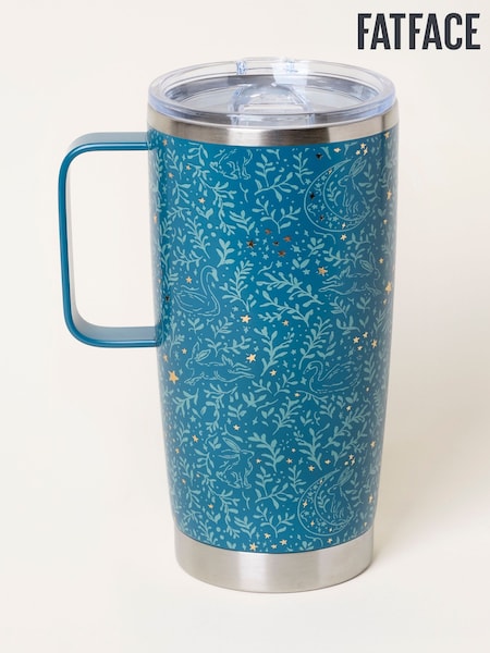 Fatface Woodland Star Print Travel Mug
