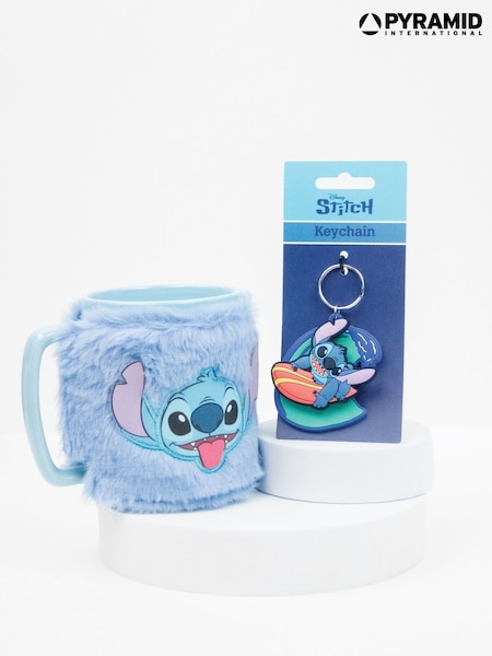 Pyramid International Blue Lilo and Stitch, Mug & Keychain (V54383) | £16