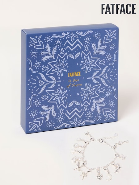 Silver Tone - Fatface Charm Bracelet Advent Calendar
