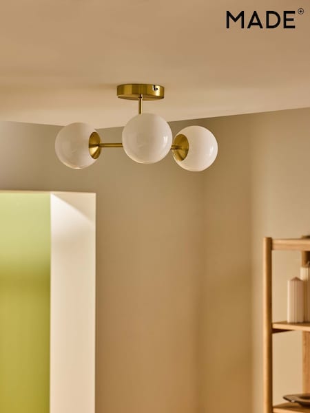 Made.com Globe 3 Light Ceiling Light