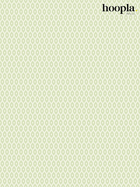 Hoopla Walls Apple Tiny Ogee Parchment A4 Wallpaper Sample (V55411) | £1