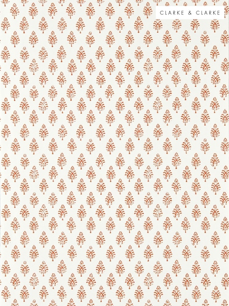 Clarke and Clarke Spice Nandana Indira Wallcoverings A4 Wallpaper Sample (V55772) | £1