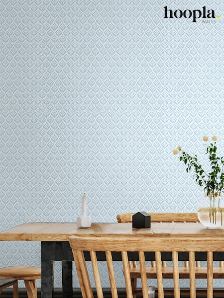 Hoopla Walls Sky Mini Leaf Sky 10M Wallpaper (V56480) | £40