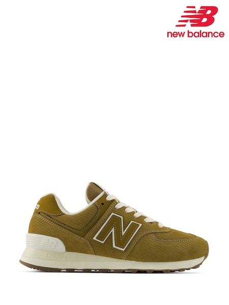 Brown - Regular New Balance 574 Trainers