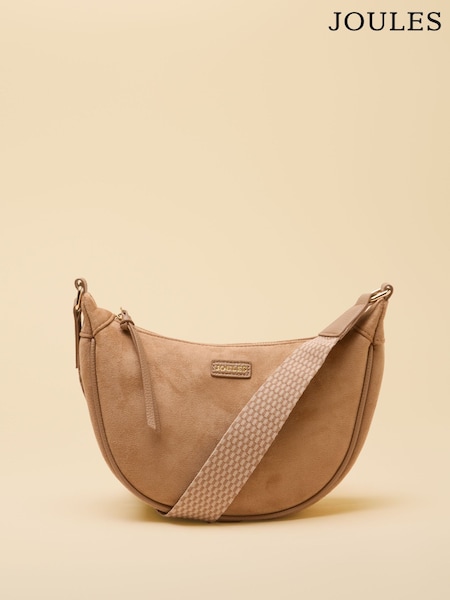 Neutral - Joules Suedette Moon Cross Body Bag