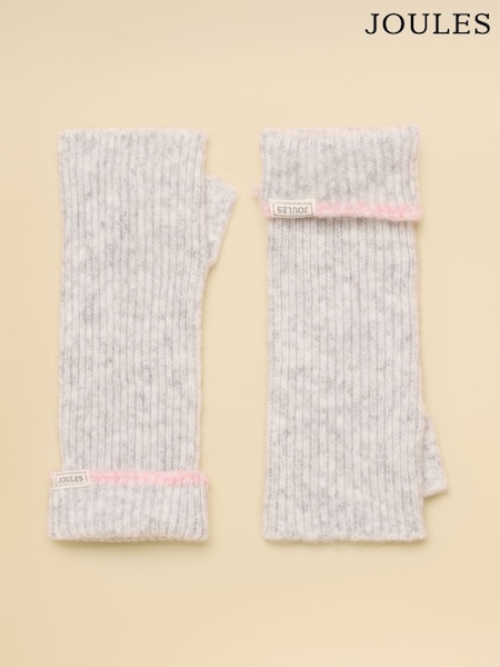 Grey - Joules Fingerless Gloves