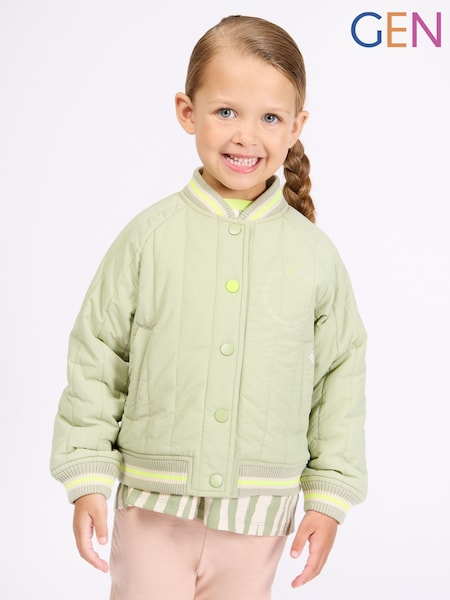 GEN Green Bomber Jacket (V57191) | £32