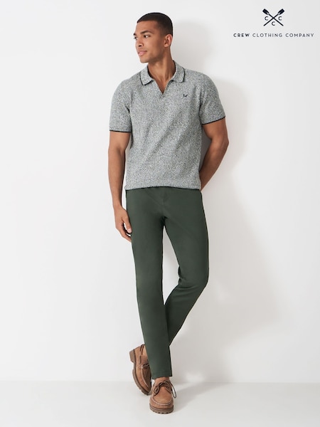 Crew Clothing Green Slim Fit Chinos (V57629) | £65