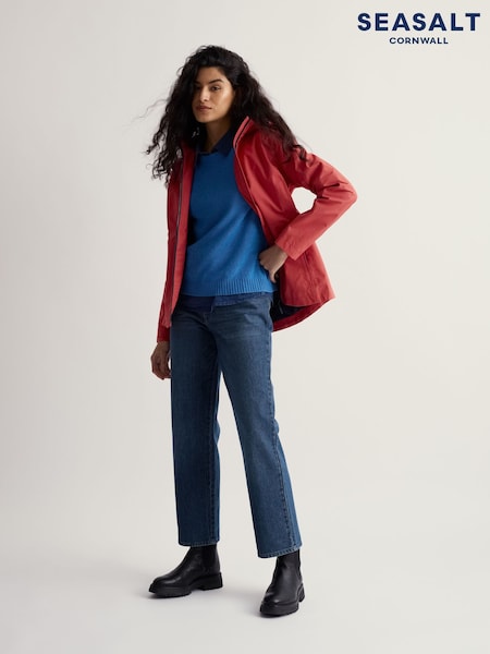 Seasalt Cornwall Pink Waterway Jacket (V57687) | £110