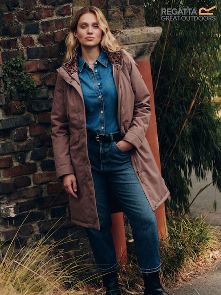 Mocha Brown - Regatta Ramona Waterproof Insulated Jacket