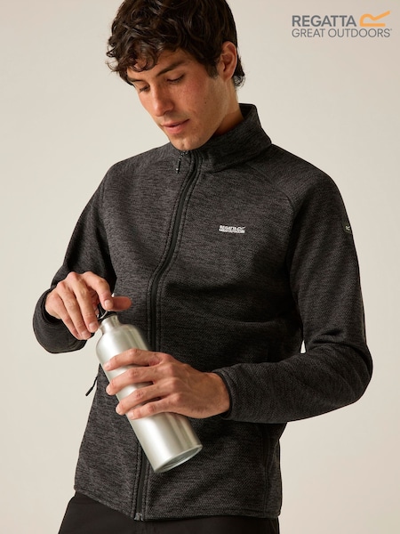 Black - Regular Regatta Harrow Full Zip Fleece